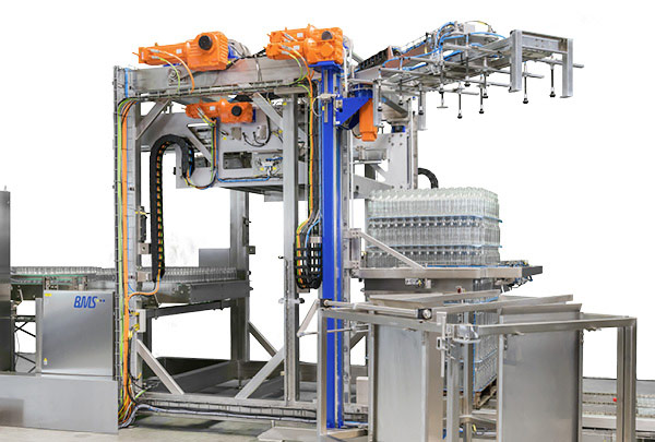 BMS UNIPAL 202 – New glass sweep-off depalletiser for the small and medium performance range