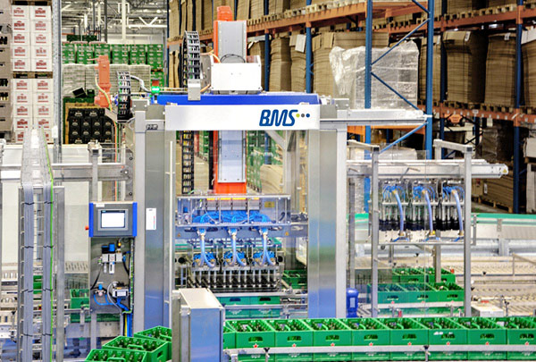 BMS Portalpacker UNIPACK 103 Selektives Auspacken mit Einzelpacktulpenansteuerung BMS Portalpacker UNIPACK 103 Selektives Auspacken mit Einzelpacktulpenansteuerung