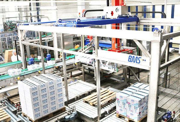 UNIPAL 106 – palletising plant for different pallet sizes UNIPAL 106 – palletising plant for different pallet sizes