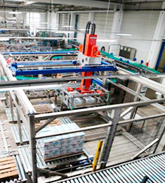 Sicheres Handling der Weichverpackungen mit dem Portalroboter von BMS